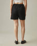 Women's Linen Short - Meteorite